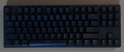 Monoprice Dark Matter Collider TKL RGB Backlit Keyboard - Cherry MX Speed Silver