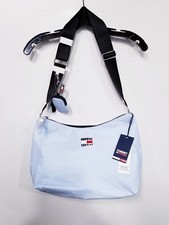 Tommy Jeans Summer Zip Top Shoulder Bag In Chambray Sky