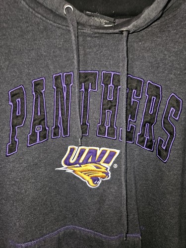 Felpa con cappuccio UNI University Of Northern Iowa COLOSSEUM ATHLETICS - Uomo XL EUC Grigio - Foto 2 di 9