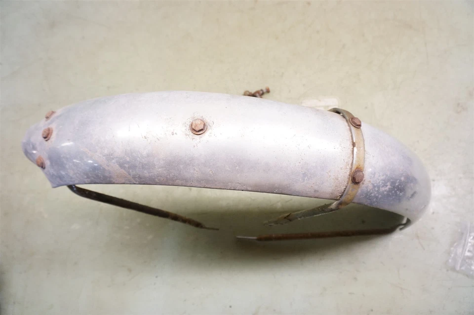 BSA Gold Star Clipper 500 BB34 1956 Cb34 GoldStar único *2634 guardabarros delantero Wow Foto 4 de 4