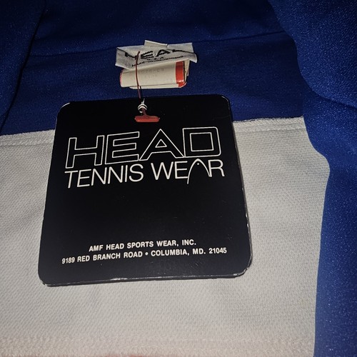 NEW 1970s Head The Superstars Men’s full zip jacket Tennis Wear Made Hong Kong - Picture 5 of 13