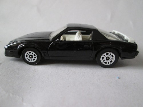 Pontiac Firebird Trans-Am S/E voiture #180 noire 1/64/1982 Corgi Juniors Grande-Bretagne - Photo 1/6