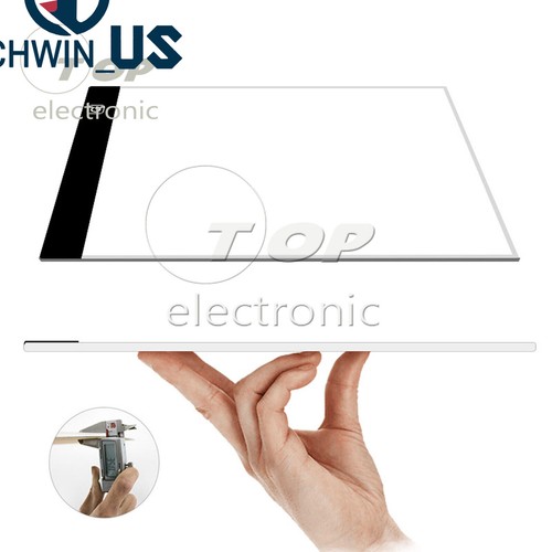 A4 LED Drawing Board Artist Tracing Light Box Stencil Pad Copy Tattoo Craft L3US - Picture 11 of 13
