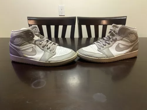 Nike Air Jordan 1 Mid Linen ‘College Grey’ Size 12