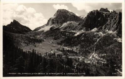 Old postcard Passo Falzarego, Sasso di Stria. ITALY (544614)