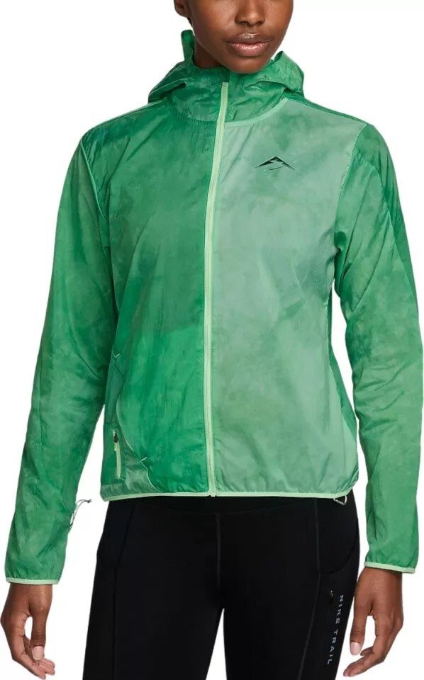 SACAI X NIKE Giacca da corsa Nike Trail donna Repel verde sfumato taglia XL FN6853 376 nuova con etichette