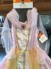 Girls Fairy Princess Sparkle Gown Dress Halloween Costume New with Tags  Bonus