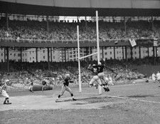 Football Action With Jim Finks And Ellery Williams 1950 Football Old Photo