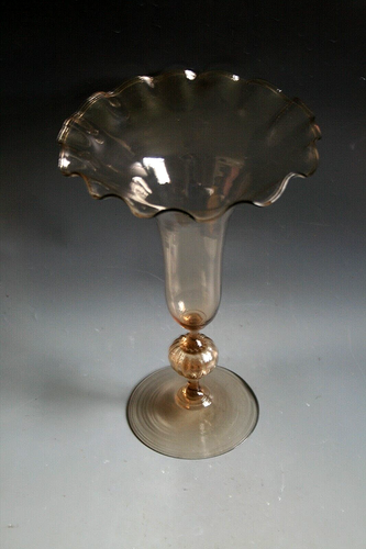 ANTIGUO JARRÓN DE CRISTAL DE MURANO - POSIBLEMENTE SALVIATI - CIRCA 1900 - Imagen 2 de 3