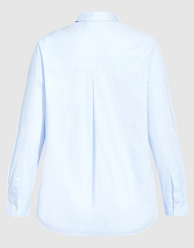 Refinity By City Chic Ladies Isla Shirt Top size 12 16 18 20 22 Colour Pale Blue - image 4 of 4
