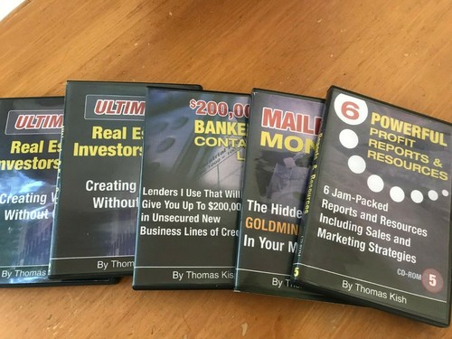 CREATE WEALTH WITHOUT CASH REAL ESTATE SYSTEM BY THOMAS KISH - MANUAL & 5 CD'S! - Picture 2 of 12