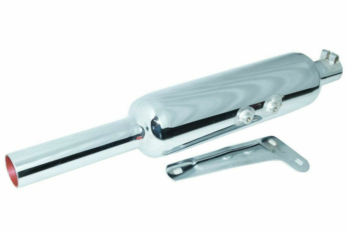 Fits Royal Enfield Bullet 350cc Hollow Short Silencer Empty Without Filter  ECs