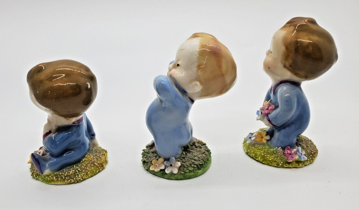 Vintage 1940's Wynken, Blynken & Nod Wade England Whimsie