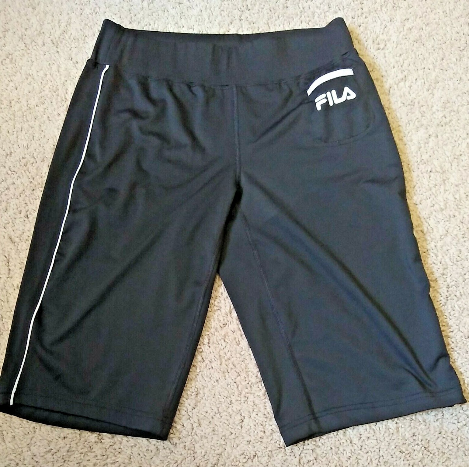 FILA pantaloncino donna taglia XS nero poliestere spandex