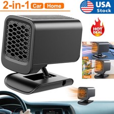 DC 12V 120W Portable Electric Car Heater Heating Fan Defogger Defroster Demister