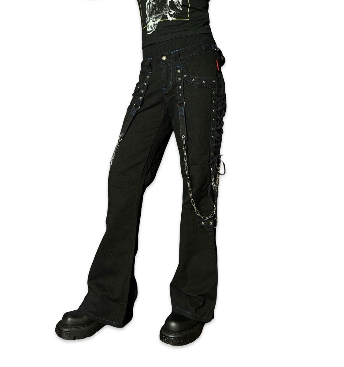 【TRIPP NYC】2Way Buggy Bondage Pants Y2K TRIPP NYC】2Way Buggy Bondage Pants Y2K