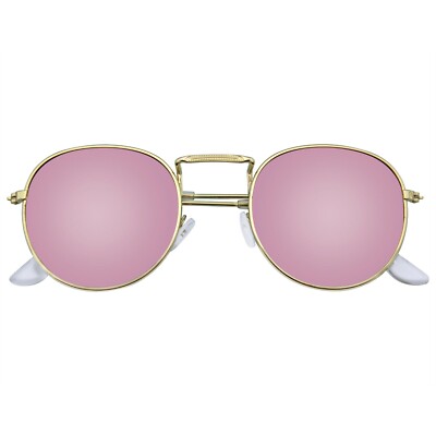 Sunglasses Mens Womens Retro Round Sunglasses Vintage Retro Mirror Shades