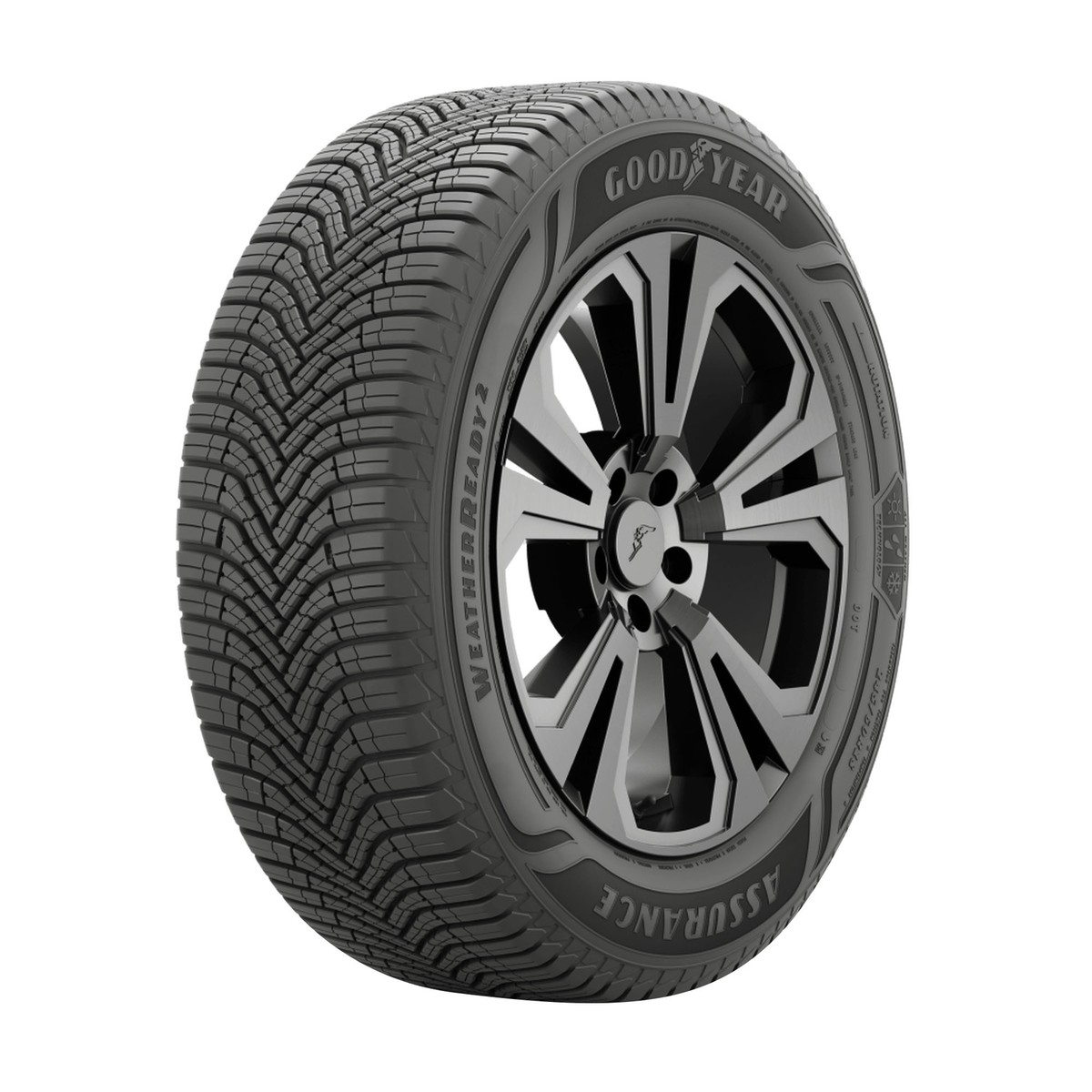 rara　1223 1 New Goodyear Assurance Weatherready 2 - 235/55r18 Tires