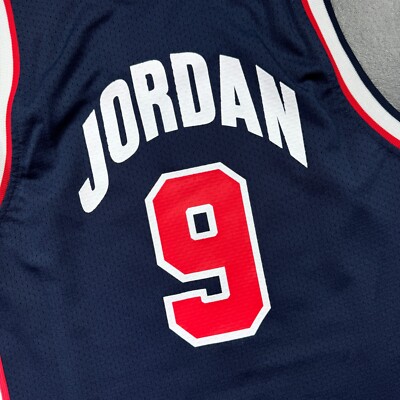 100% Authentic Michael Jordan Mitchell Ness 92 USA Olympic Jersey
