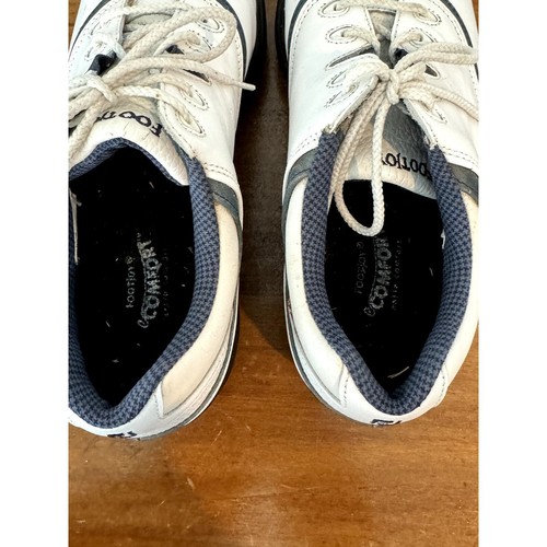 FootJoy 98337 Damen 8.5M eComfort Weiß Leder Golfschuhe - Bild 7 von 8