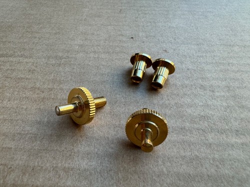 Gibson Vintage 1978 Gold Nashville Bridge Studs Les Paul ES SG 1979 1980's - Picture 2 of 4
