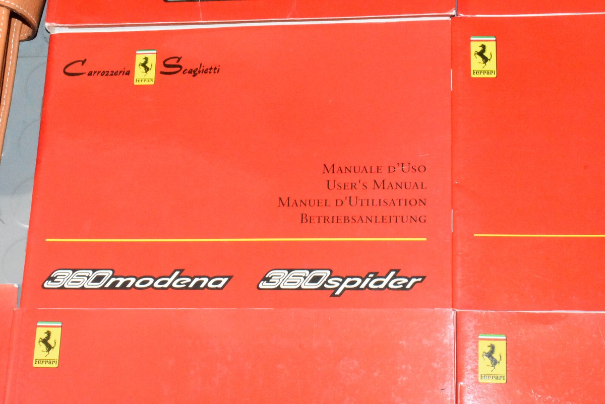 Ferrari 360 Modena オーナーズマニュアル Betriebsanleitung Ferrari 360 modena - Owner`s manual