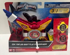 2016 Power Rangers Ninja Steel Red Morpher Deluxe DX Ninja Battle Gear New