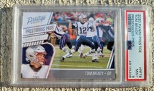 🔥2020 Panini Prestige NFL Football #PPTB Tom Brady Prestigious Pros PSA 9 Pop 5