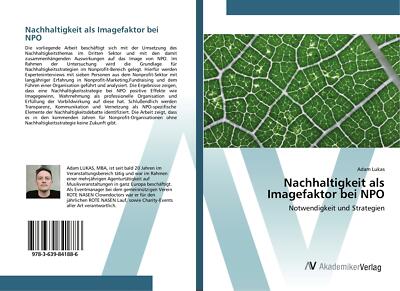 Nachhaltigkeit als Imagefaktor bei NPO | Buch | 9783639841886