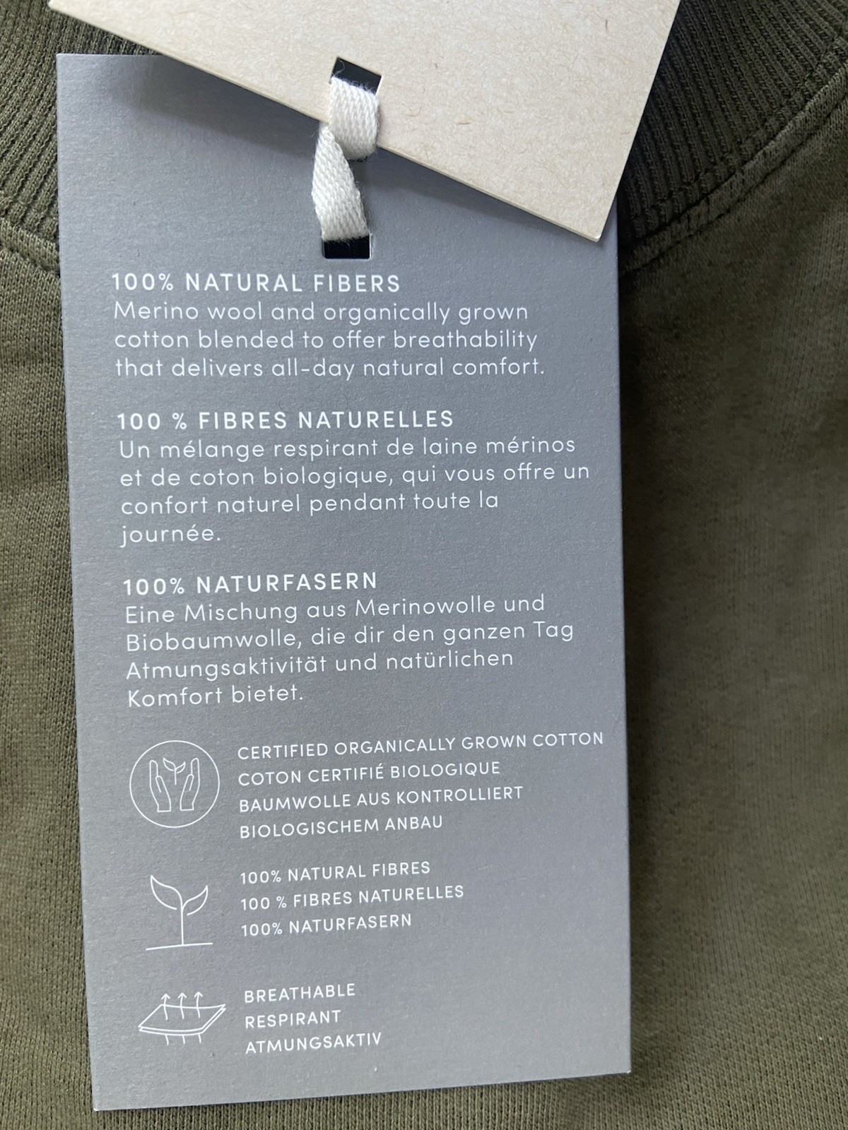 NEW Icebreaker Merino Wool Blend Men's Sweatshirt XL Retails for $130 Loden