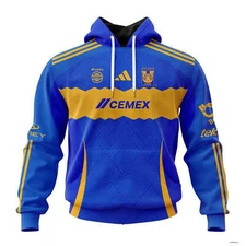 LIGA MX Tigres UANL Personalized 2024-2025 Away Kits Hoodie 