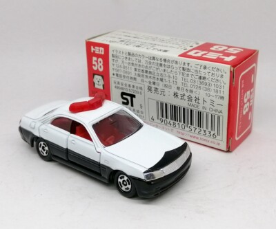 TOMICA 58 Nissan Cedric Patrol Car 1/63 POLICE CAR NEW 1999 ( RED