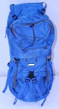 Adventuridge Blue Day Hiking Backpack Trekking Pack Large Zip Lightweight Adjust