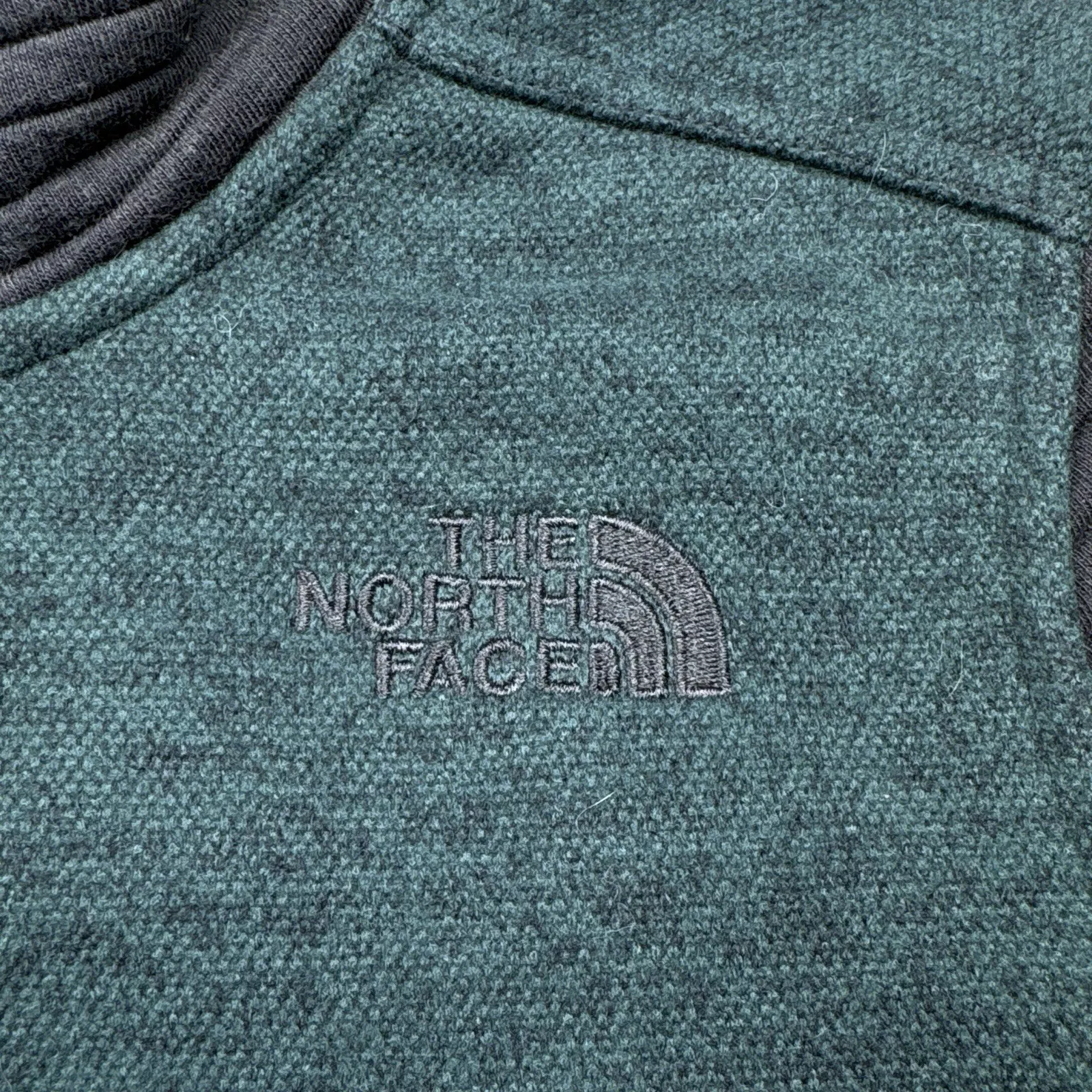 north-face ribbed fleece full zip coat jacket
