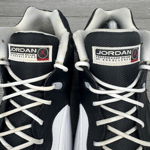 Nike Air Jordan Jumpman Team 1 'Black' White Red Shoes FV3928-006 Mens Size 12 - Picture 4 of 18