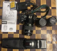 Pentax k-r SLR digital camera 18-55mm, 50-200mm, 18-250mm lenses Bundle Kit