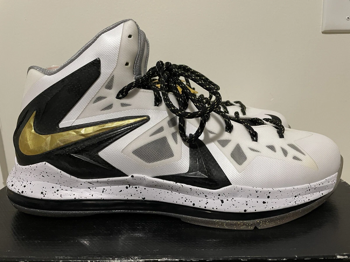 LEBRON X 10 PS ELITE HOME SIZE 14 NIKE PE SAMPLE WHITE 8 9 13 15 16 17 18  19 20 | eBay