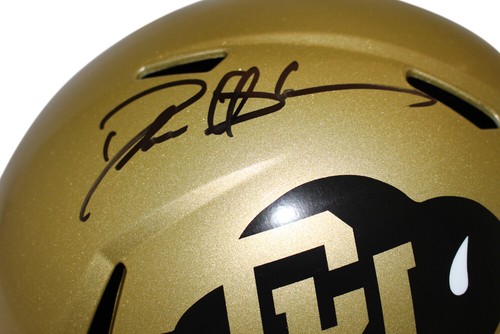 Deion Sanders Autographed Colorado Buffaloes F/S Speed Helmet Beckett 39617 - Picture 2 of 5