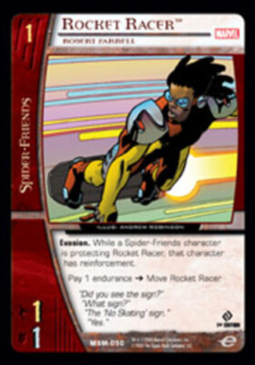 VS System: Rocket Racer, Robert Farrell - Foil [Played] Marvel Web of ...