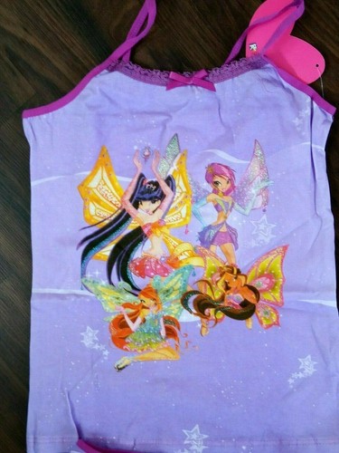 Winx Club Girls Camisole and Panty Set Size 3-4/7-8/9-10 Underwear BNWT - Picture 2 of 3