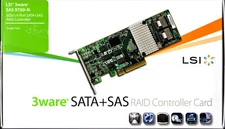 LSI 3WARE SAS 9750-4I PCIE 6GB/S SATA+SAS RAID CONTROLLER LSI00216 - NEW SEALED