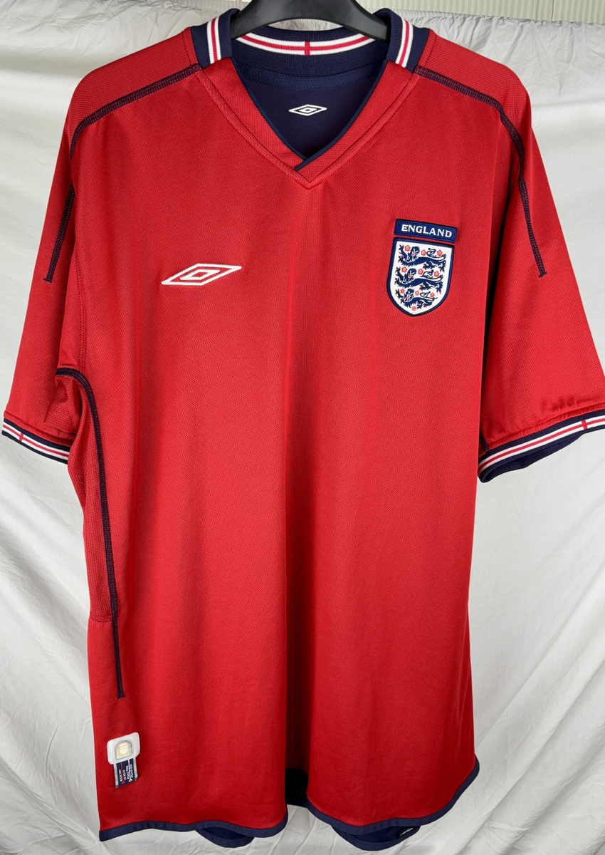 England National Soccer Men's Team FA Football Jersey Red Sz