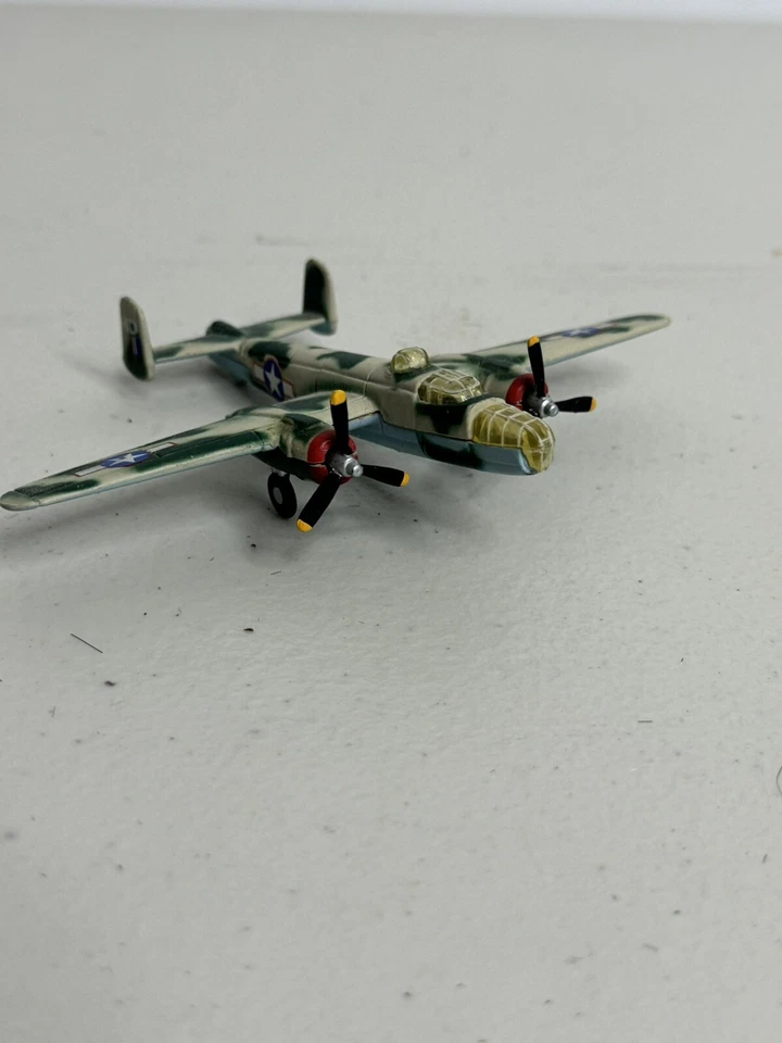 Diecast Metal Historical B-25J Mitchell Airplane - Image 3 of 4