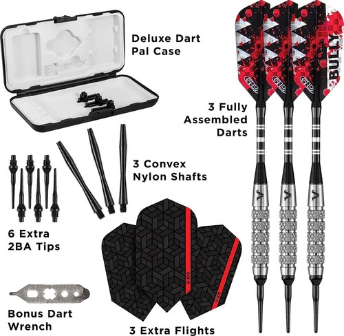 Viper Bully 80% Tungsten Soft Tip Darts with Storage/Travel Case, 18 Grams - Picture 7 of 8