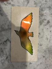 Rare Vintage 80s Mystik Oilies Oilie Bird Large Touch Sticker 1980s