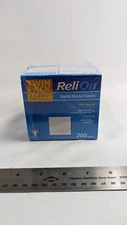 ReliOn Sterile Alcohol Swabs, Twin Pack, 400 Count 