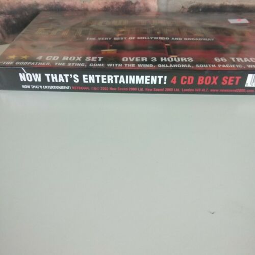 Now Thats Entertainment 4 CD Classic Great BROADWAY, MOVIE Themes WESTERNS - Imagen 4 de 5