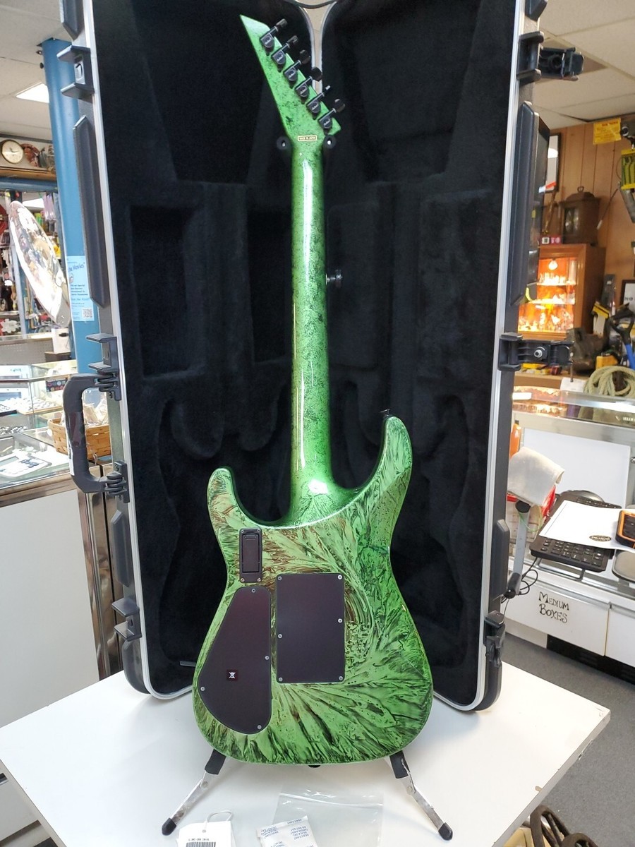 Jackson SL3MG GSW Soloist rare GREEN SWIRL FLOYD ROSE & DELUXE