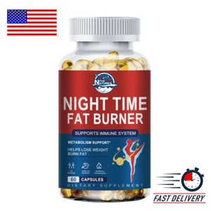 Night Time Fat Burner Reduce Belly Slimming Weight Loss Appetite Suppressant