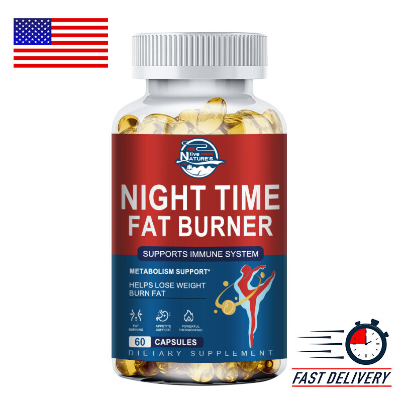 Night Time Fat Burner Reduce Belly Slimming Weight Loss Appetite Suppressant